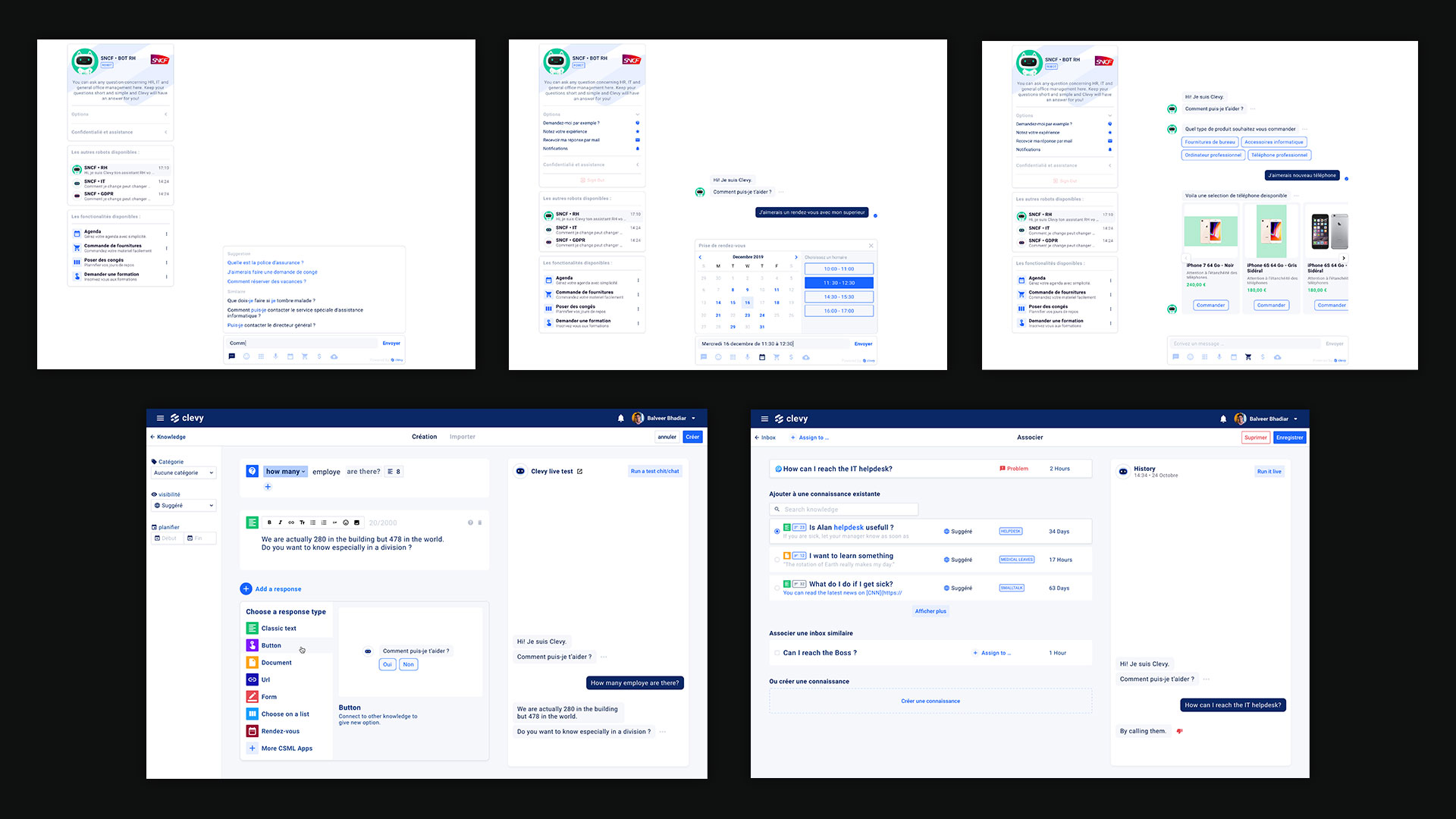 Webapp et Backoffice Clevy