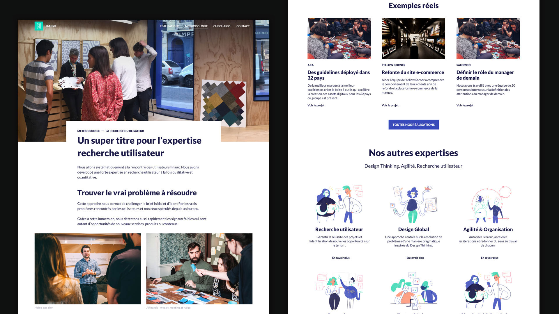 Page d'une expertise de l'agence